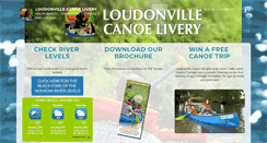 Desktop Screenshot of loudonvillecanoe.com